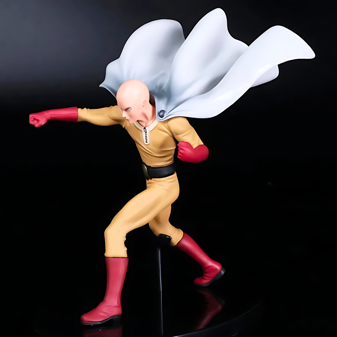 One Punch Man Anime Figure Punch of Power Saitama 14cm (6") PVC Statue