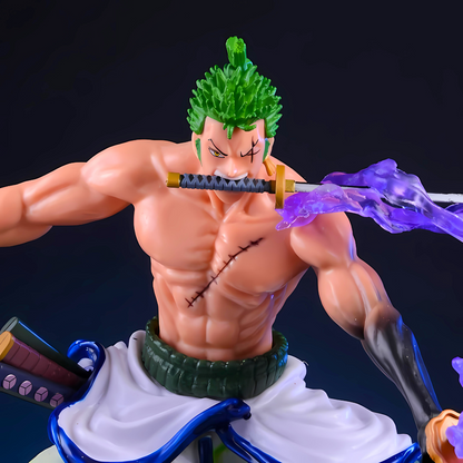 One Piece Anime Figure Three-Sword Legacy Zoro 20cm (8") PVC Statue