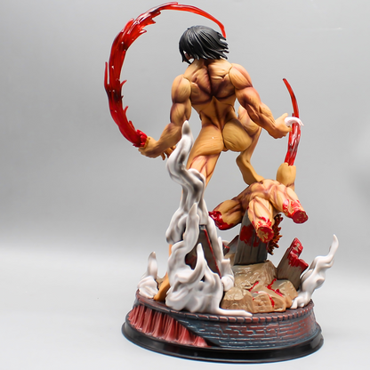 Attack On Titan Anime Figure Colossal Titan Eren Jager 29cm (11") PVC Statue