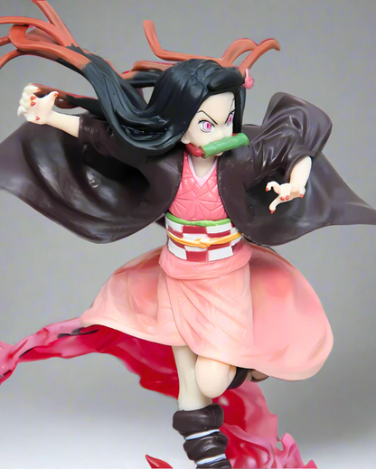 Kamado Nezuko Anime Demon Slayer: Kimetsu no Yaiba Figurine Kochou Shinobu Figurines d'action Statuette en PVC Collection Modèle Jouets Cadeaux