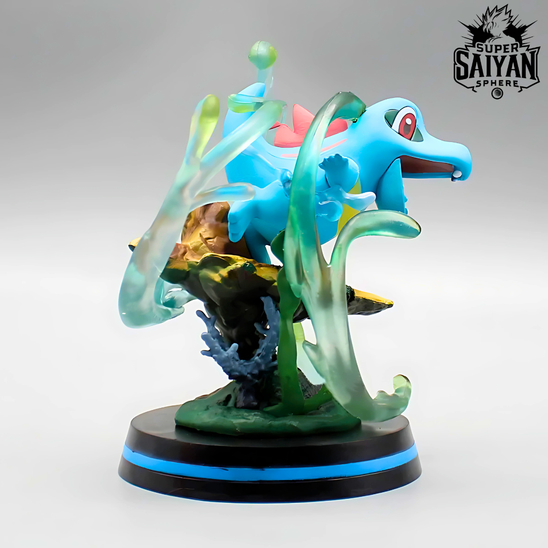 Pokemon Anime Figure Splashing Smile Totodile 12cm (5") PVC Statue