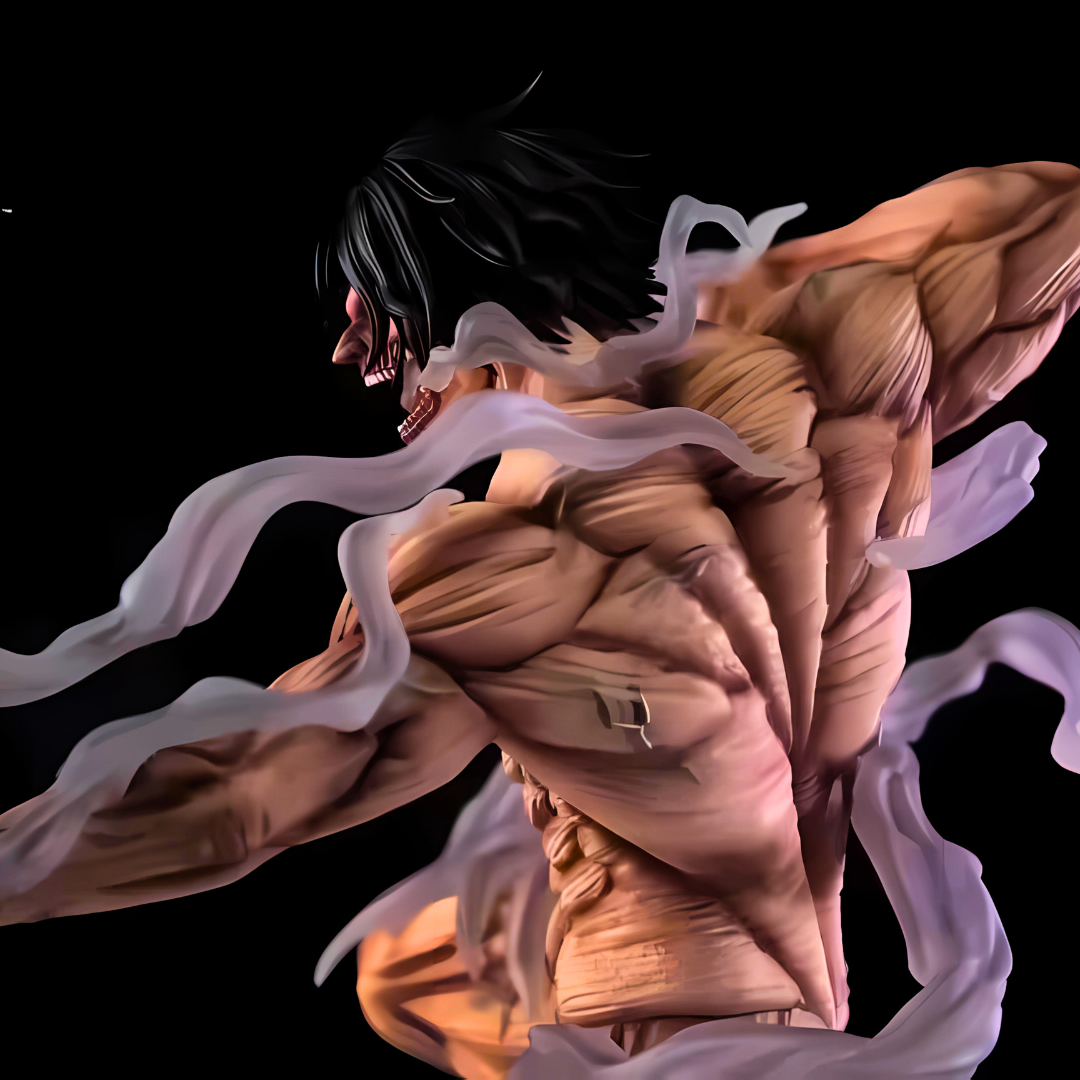 Attack On Titan Anime Figure Rage of the Wall Armored Titan Eren Jager 40cm (16") PVC Statue