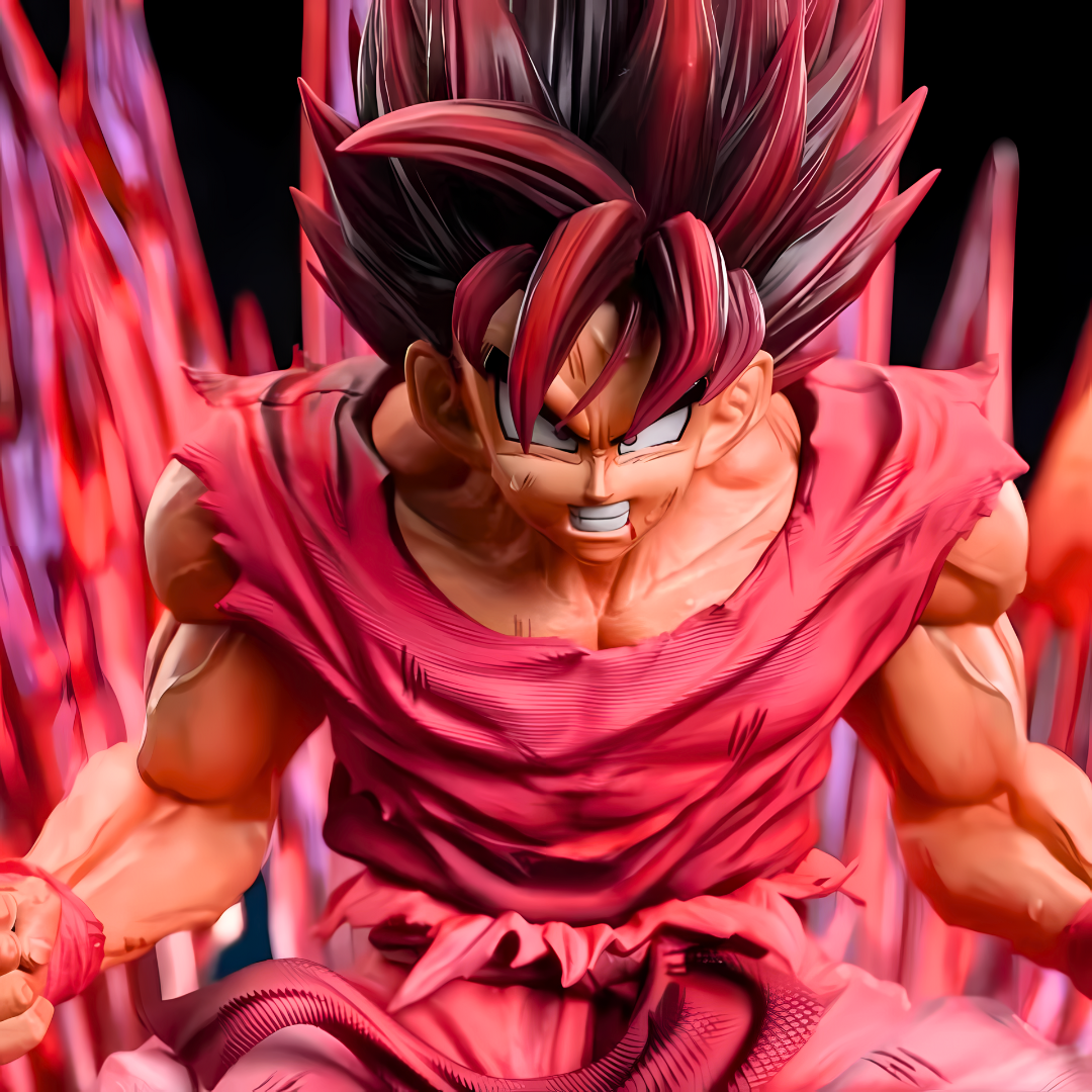 Dragon Ball Anime Figure Kaioken Surge Goku 25cm (10") PVC Statue