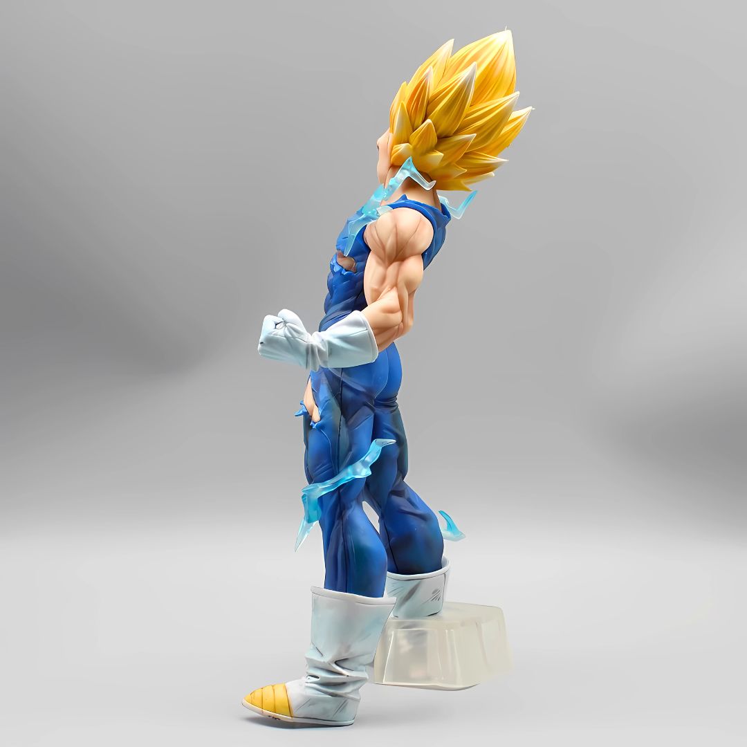 Figura de acción de Dragon Ball Vegeta de 27,5 cm con diseño de mano de elevación demonizada, modelo de estatua coleccionable, decoración de escritorio, juguetes de regalo para niños.