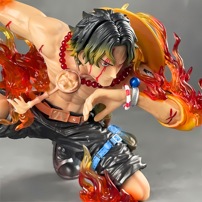 One Piece Anime Figure Inferno Commander Portgas D Ace 16cm (6.3") PVC Statue