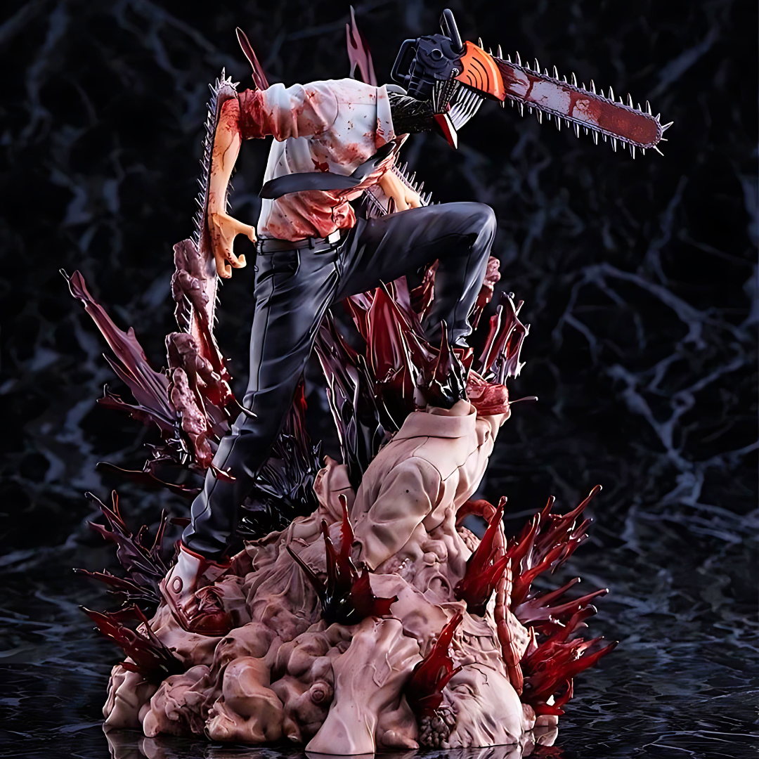 Chainsaw Man Anime Figure Chainsaw Fury Denji 18cm (7") PVC Statue