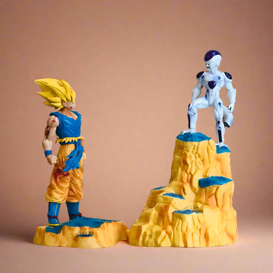 Figura de anime de Dragon Ball Goku vs. Freezer Showdown, estatua de PVC de 30 cm (12")