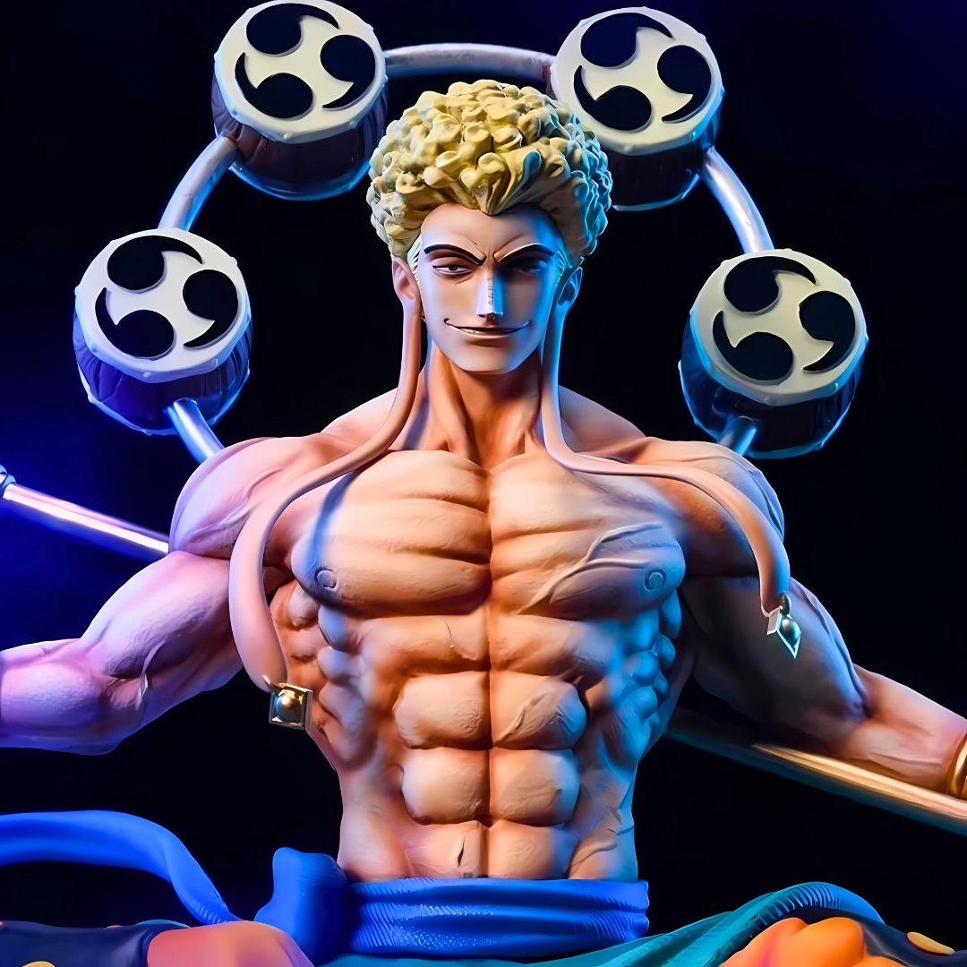 One Piece Anime Figure Thunderous Wrath Enel 22cm (9") PVC Statue