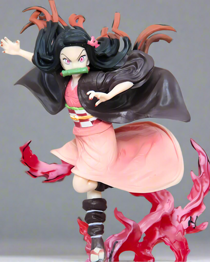 Kamado Nezuko Anime Demon Slayer: Kimetsu no Yaiba Figurine Kochou Shinobu Figurines d'action Statuette en PVC Collection Modèle Jouets Cadeaux