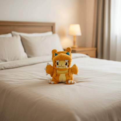 Pokémon Anime Plush Toy PikaZard Pikachu Cosplay Charizard 22cm (9") Plushie