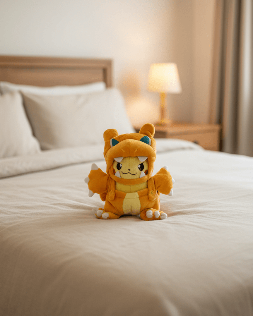 Pokémon Anime Plush Toy PikaZard Pikachu Cosplay Charizard 22cm (9") Plushie