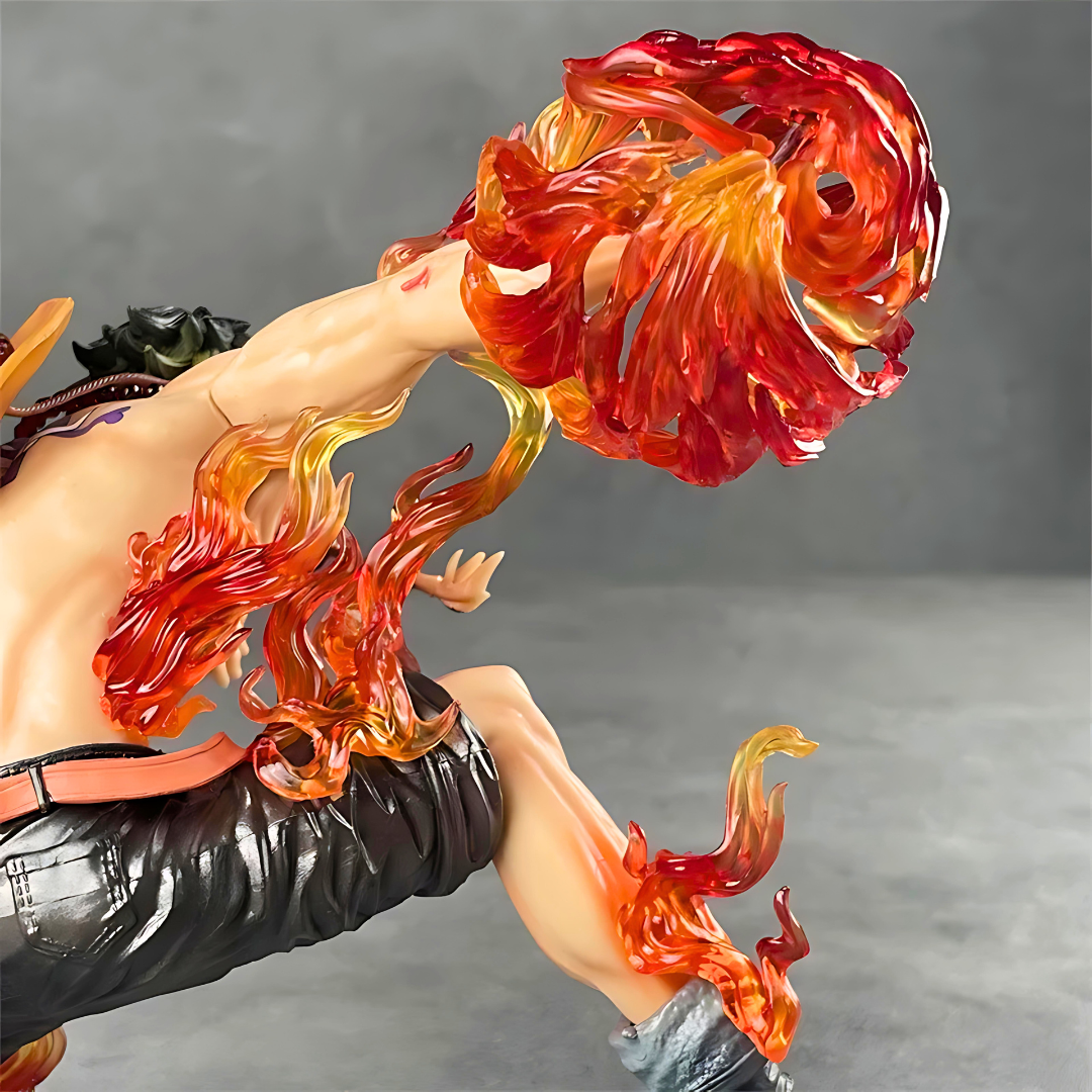 One Piece Anime Figure Inferno Commander Portgas D Ace 16cm (6.3") PVC Statue