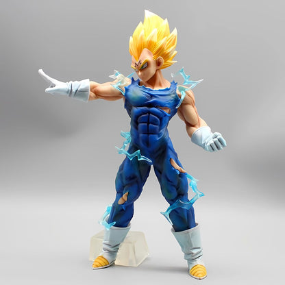Figura de acción de Dragon Ball Vegeta de 27,5 cm con diseño de mano de elevación demonizada, modelo de estatua coleccionable, decoración de escritorio, juguetes de regalo para niños.
