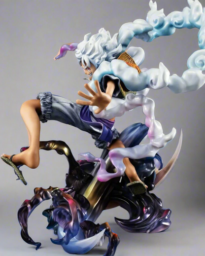 One Piece Anime Figure Chaos Impact Gear 5 Luffy 23cm (9") PVC Statue