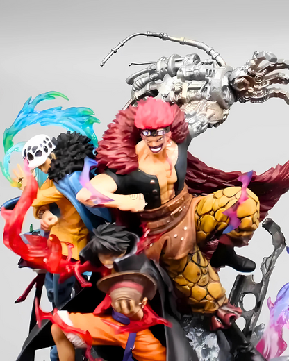 Figurine One Piece Anime Triade de la Mer Luffy Statue PVC 22 cm (9")