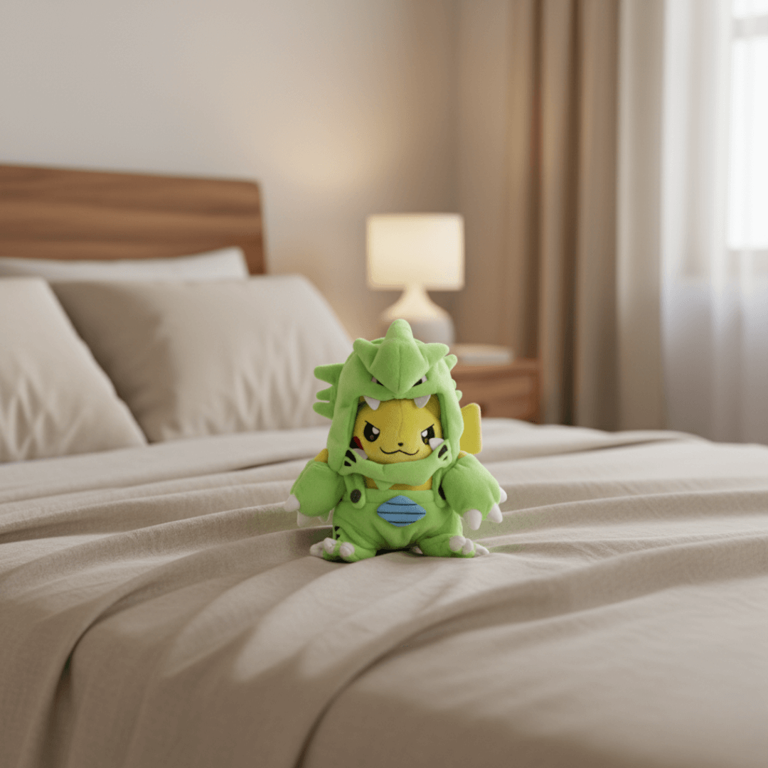 Pokémon Anime Plush Toy PikaRitar! Pikachu Cosplay Tyranitar 22cm (9") Plushie