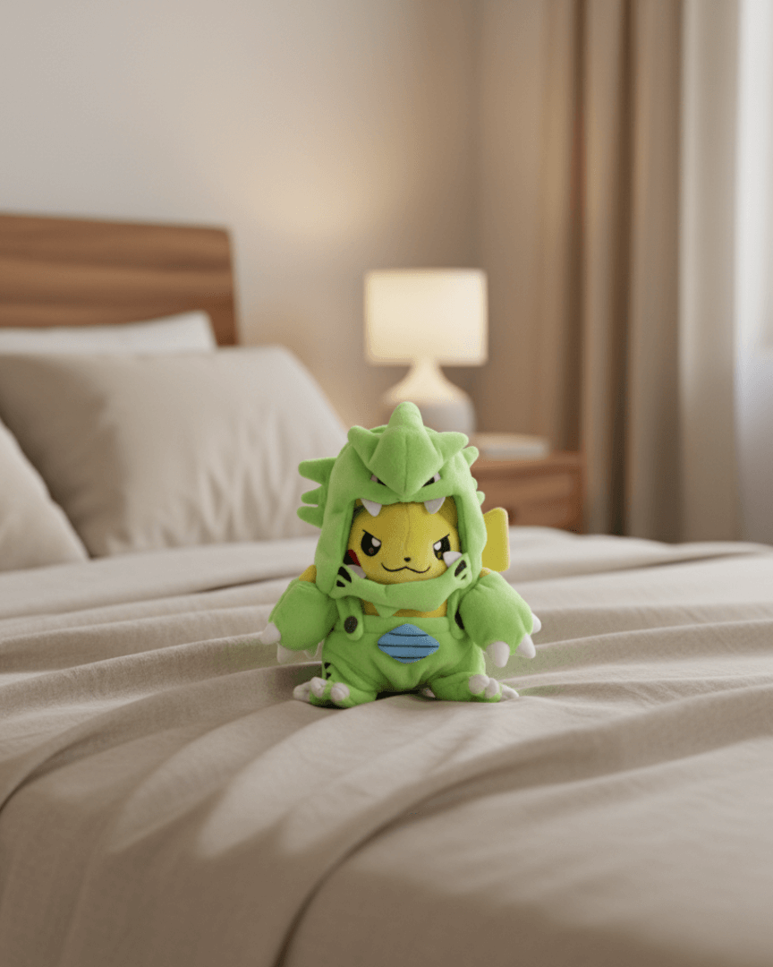 Pokémon Anime Plush Toy PikaRitar! Pikachu Cosplay Tyranitar 22cm (9") Plushie