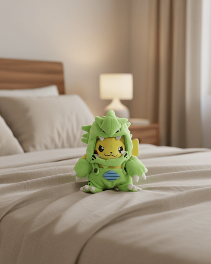 Pokémon Anime Plush Toy PikaRitar! Pikachu Cosplay Tyranitar 22cm (9") Plushie