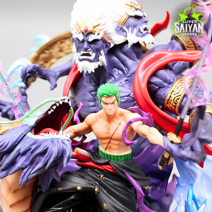 One Piece Anime Figure Dance With The Demon Zoro 22cm (9") PVC Statue