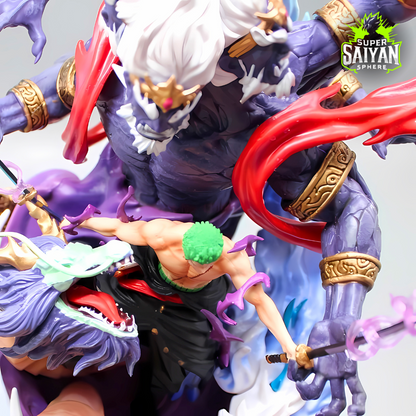 One Piece Anime Figure Dance With The Demon Zoro 22cm (9") PVC Statue