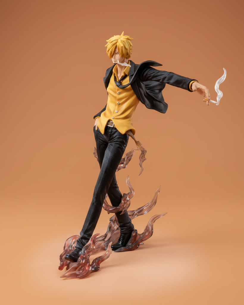 One Piece Anime Figure Burning Hearth Sanji 24cm (9.4") Collector Statue