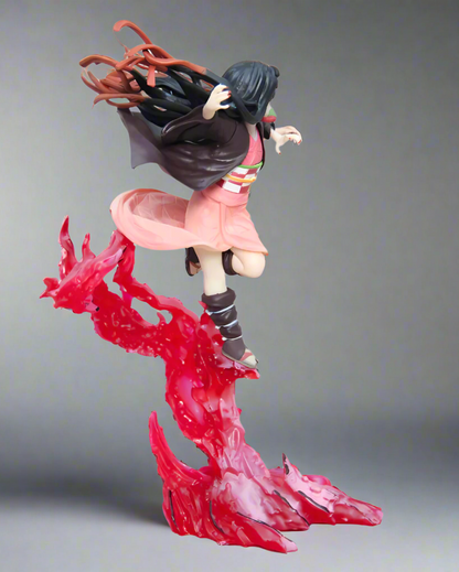 Kamado Nezuko Anime Demon Slayer: Kimetsu no Yaiba Figurine Kochou Shinobu Figurines d'action Statuette en PVC Collection Modèle Jouets Cadeaux