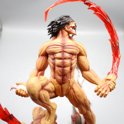 Attack On Titan Anime Figure Colossal Titan Eren Jager 29cm (11") PVC Statue