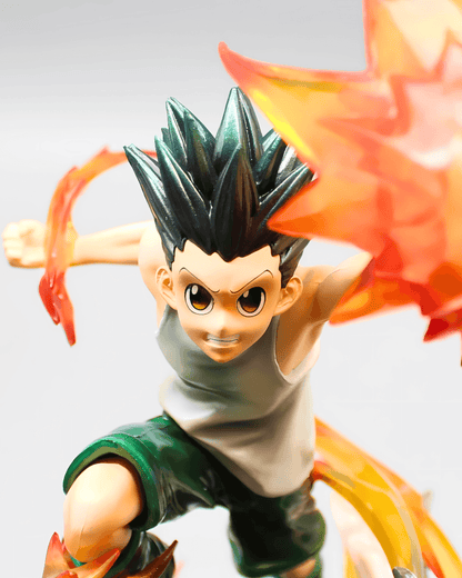 Figurine d'anime Hunter X Hunter Hunter's Heart Gon Freecss et Killua Zoldyck Statue en PVC de 16 cm (6")