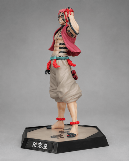 Demon Slayer Anime Figure Akaza Winding Three 18cm (7") Collector Statue