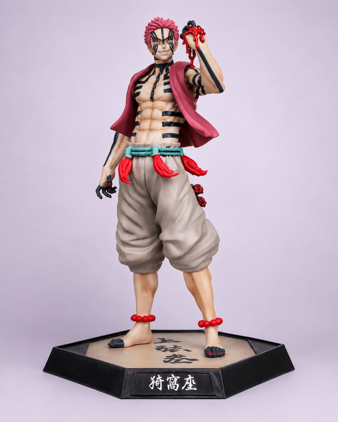 Demon Slayer Anime Figure Akaza Winding Three 18cm (7") Collector Statue