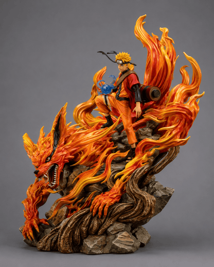 Naruto Anime Figure Naruto GK Sennin Mode Naruto Kurama 42cm ( 16.5") Collector Statue