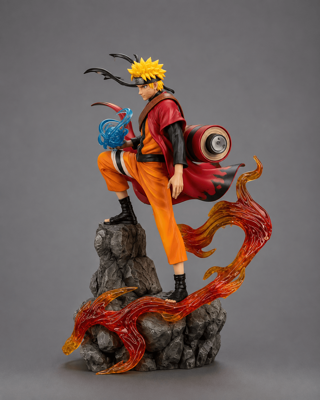 Naruto Anime Figure Uzumaki Naruto Uchiha Sasuke 27cm (11") Collector Statue