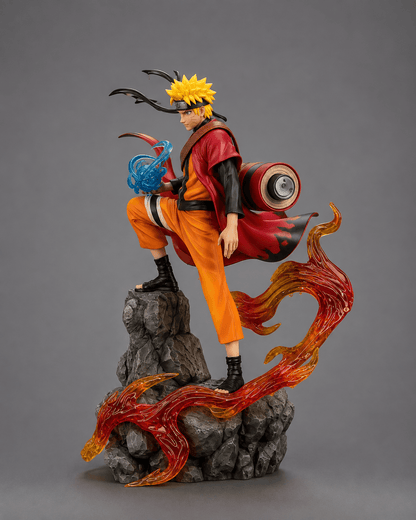 Naruto Anime Figure Uzumaki Naruto Uchiha Sasuke 27cm (11") Collector Statue