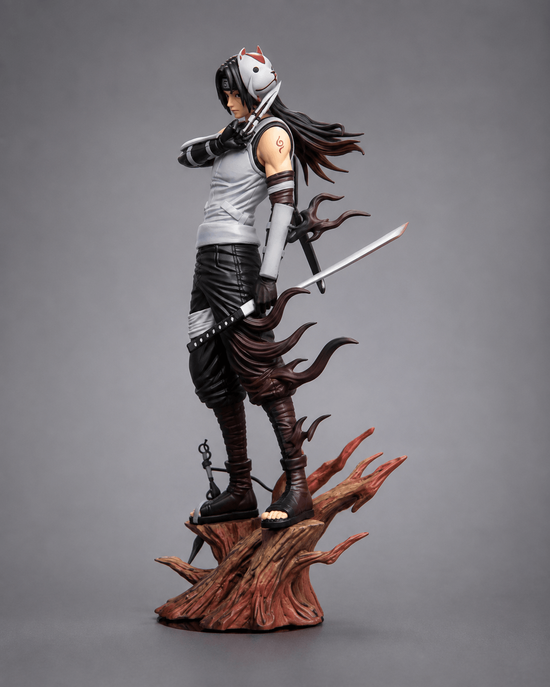 Naruto Anime Figure  Anbu Uchiha Itachi 23cm (9") Collector Statue