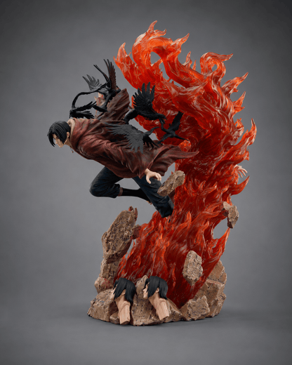 Naruto Anime Figure Throne Uchiha Itachi Turn Around Crow 33cm (11") Collector Statue