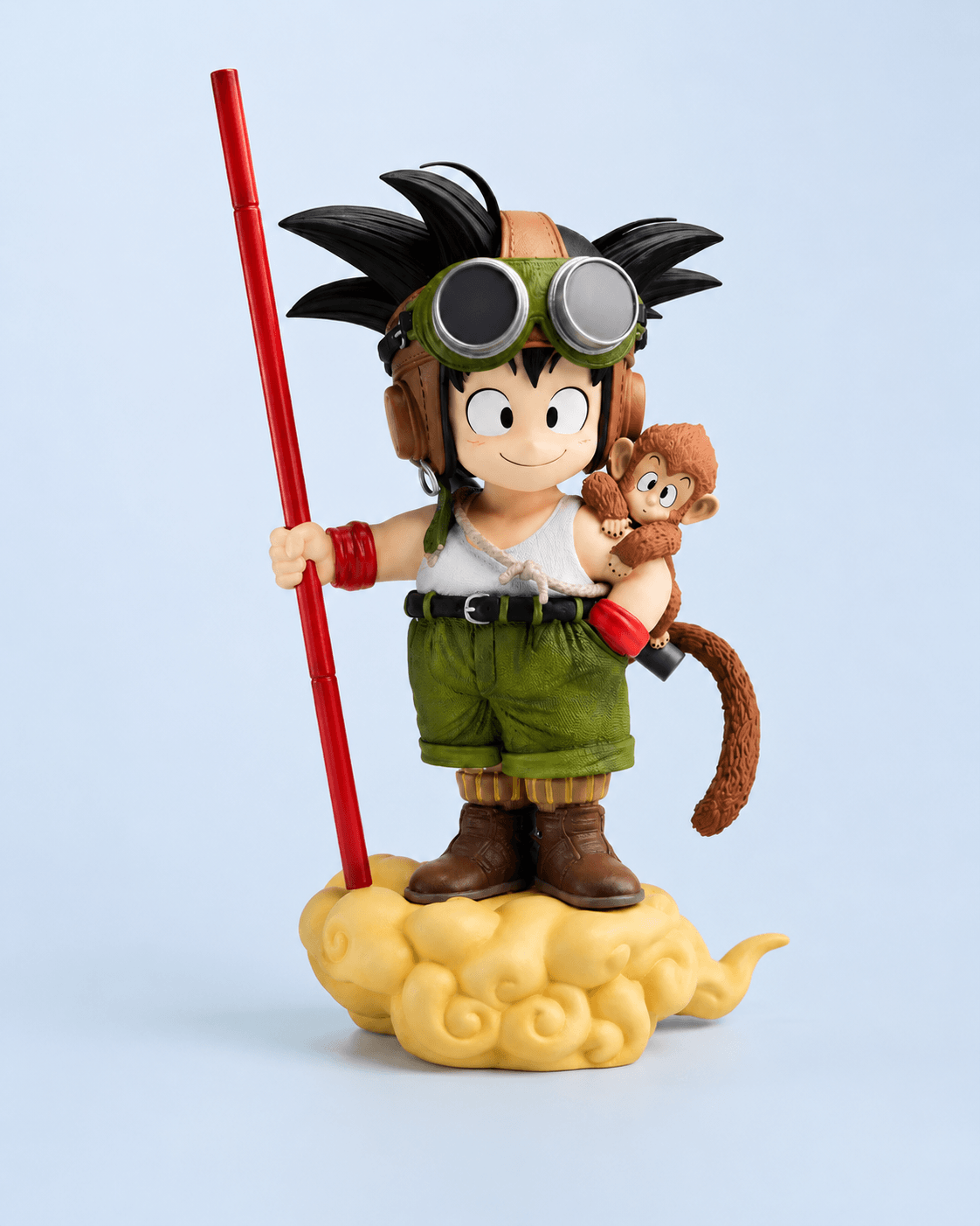 Anime Figure Dragon Ball Son Goku Figure With Monkey Kid 26cm (10") Collector Statue