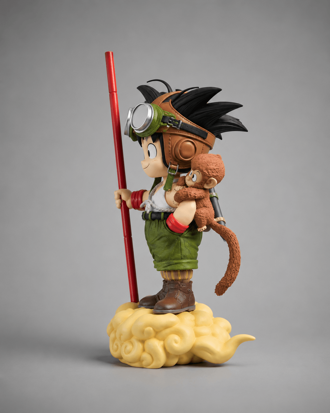 Anime Figure Dragon Ball Son Goku Figure With Monkey Kid 26cm (10") Collector Statue