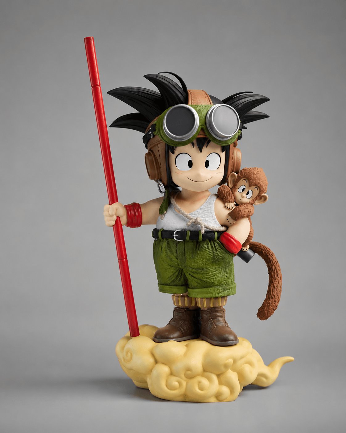 Anime Figure Dragon Ball Son Goku Figure With Monkey Kid 26cm (10") Collector Statue