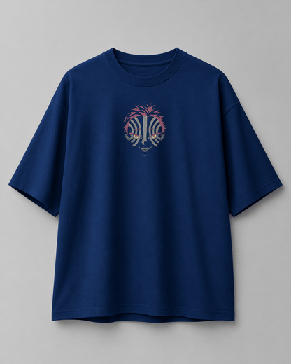 HIKO. Demon Slayer Akaza T-SHIRT NAVY BLUE