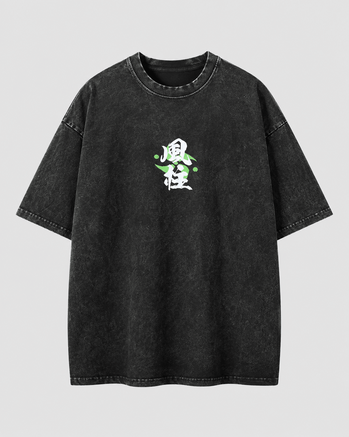 HIKO. Shinazugawa Sanemi Demon Slayer T-SHIRT- BLACK
