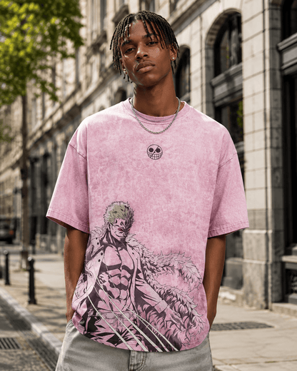 HIKO. One piece Harajuku T-SHIRT- BLACK