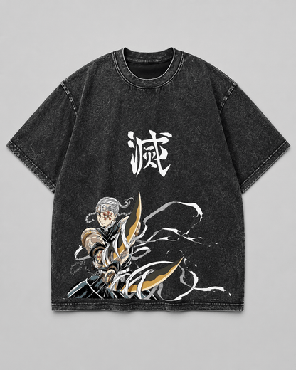 HIKO. Demon Slayer Uzui Tengen T-SHIRT - BLACK