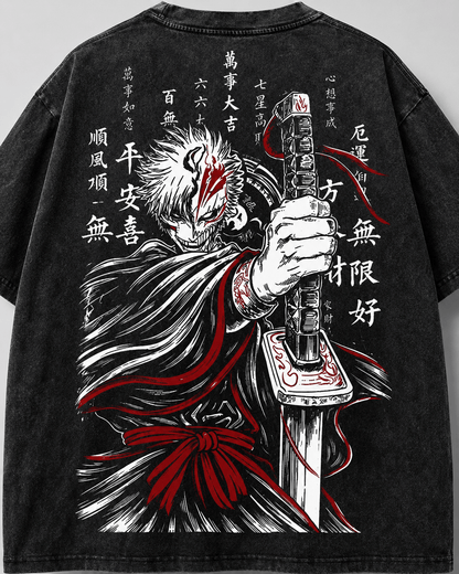 HIKO. BLEACH Kurosaki Ichigo T-SHIRT- BLACK