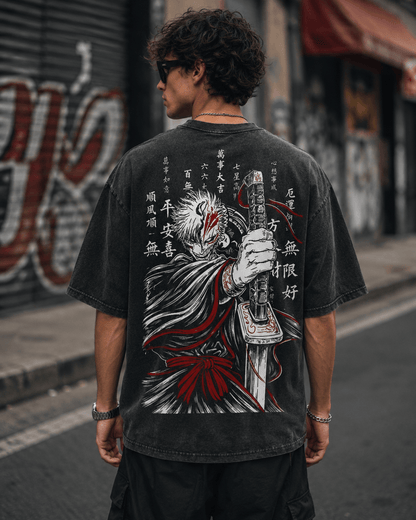 HIKO. BLEACH Kurosaki Ichigo T-SHIRT- BLACK