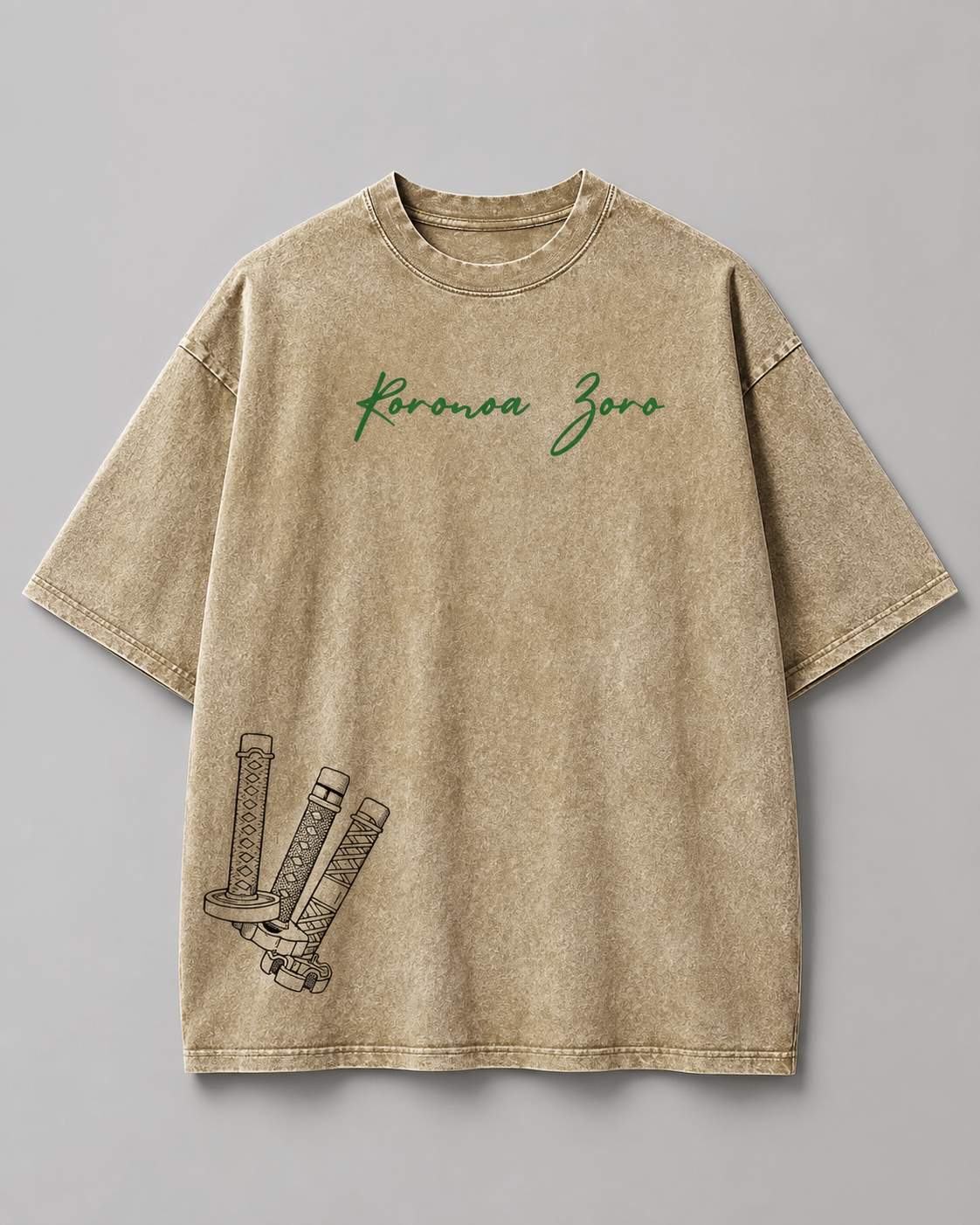 HIKO. ONE PIECE Sauron T-SHIRT- DARK KHAKI