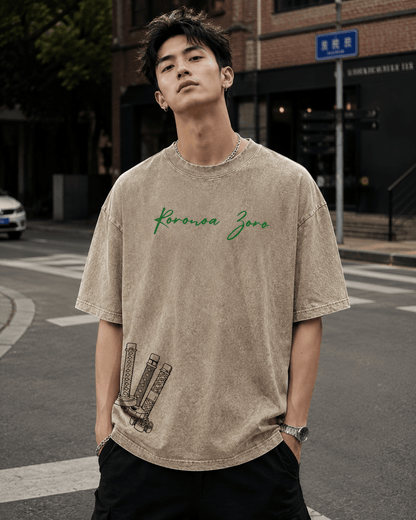 HIKO. ONE PIECE Sauron T-SHIRT- DARK KHAKI