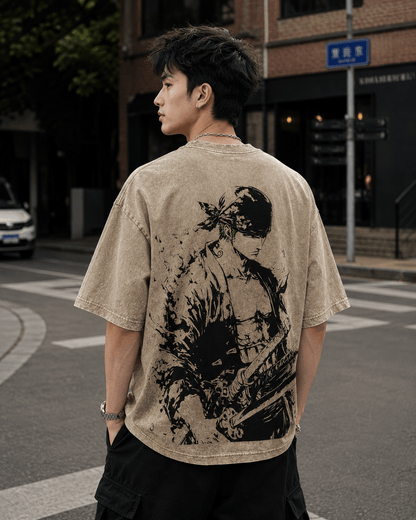 HIKO. ONE PIECE Sauron T-SHIRT- DARK KHAKI