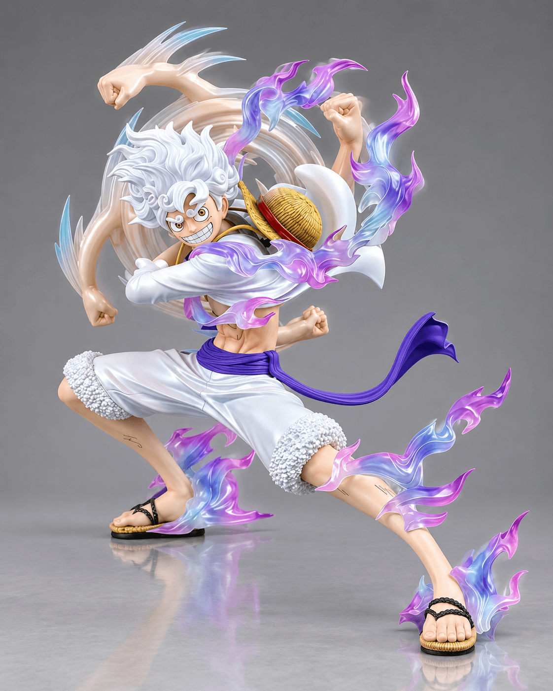 One Piece Anime Figure Drums of Liberation Gear 5 Luffy 19cm (7.5") Collector Statue