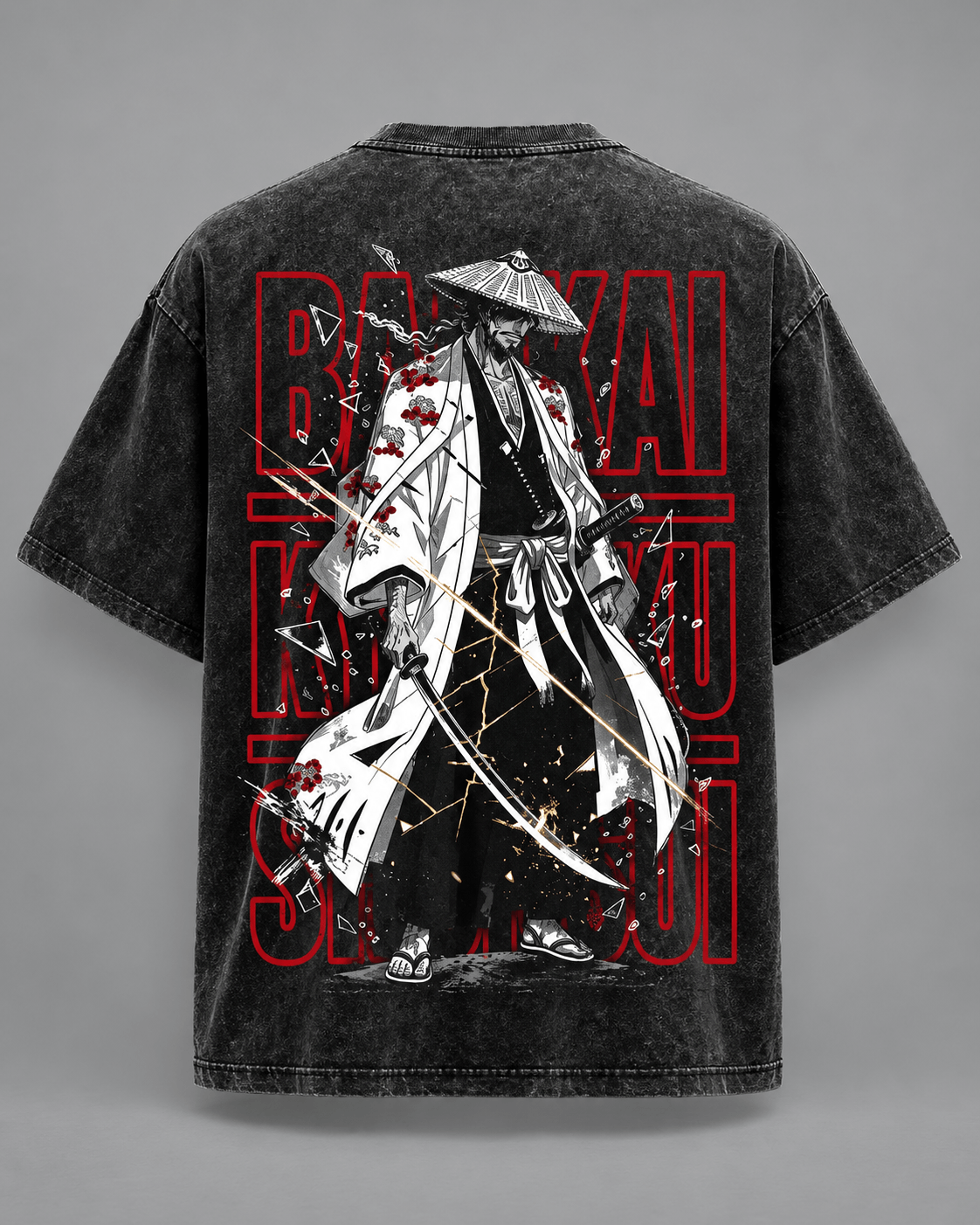 HIKO. BLEACH T-SHIRT-BLACK