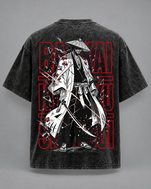 HIKO. BLEACH T-SHIRT-BLACK